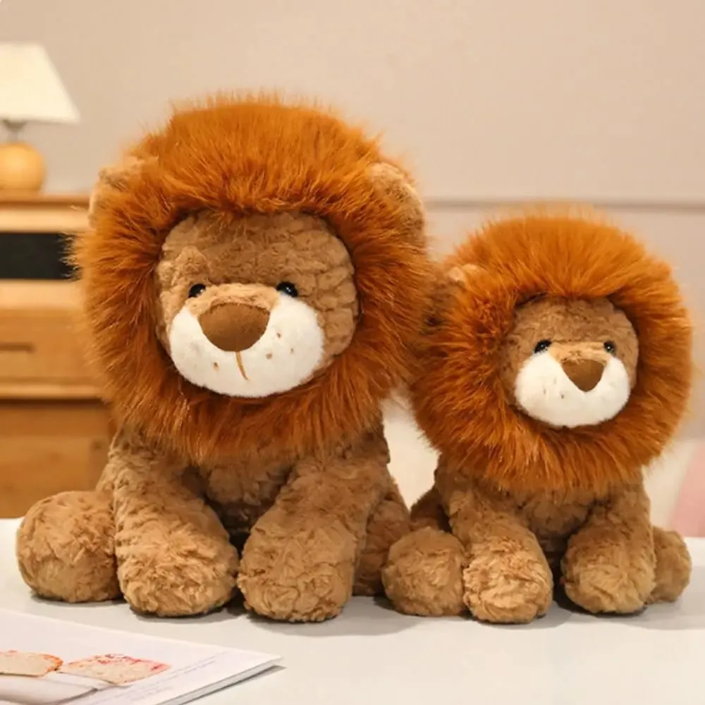 Creative Gift Soft Lion Animal Pillow Cute Emotional Support 13.8inch Pillow