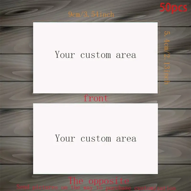 10-200pcs Customized Premium Business Cards High Quality Printed Invitation Cards Greeting Cards Postcards Personalized Gifts — image 9