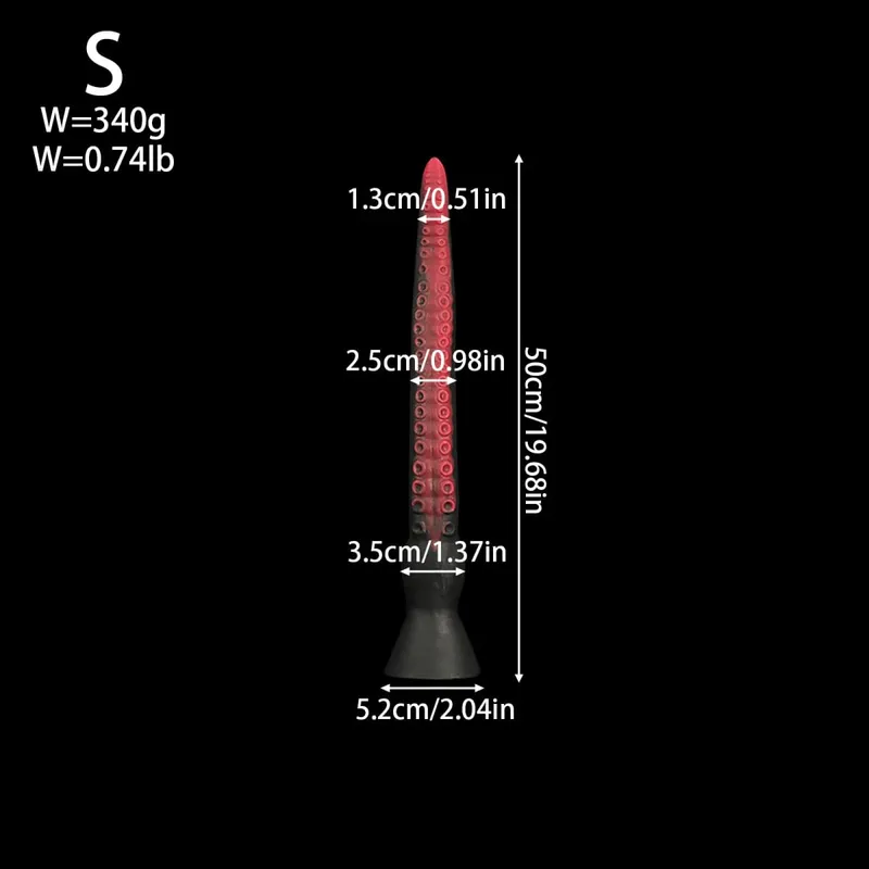 100cm 5 Sizes Silicone Long Tentacle Butt Plug Anal Plug Dildo Anal Deep Stimulator Anus Dilator Masturbator Adult Toys Sex Toy