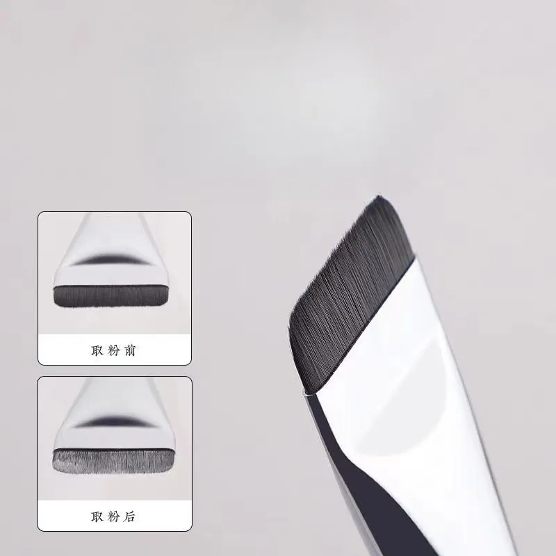 3pcs Flat Angled Makeup Brushes Set Foundation Concealer Contour Mask Brush Flat Head Cosmetic Tools — image 4