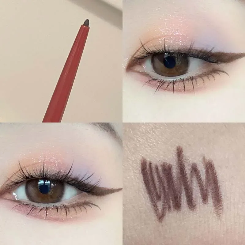 Herorange Glitter Eyeliner Pencil Ultra Fine Tip Smooth Color Enlarge Eyes Daily Light Makeup — image 17