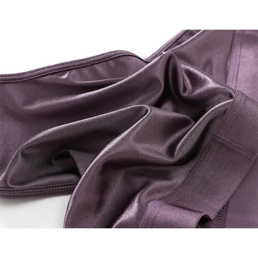 Mens Briefs Plus Size Men Underwear Panties Breathable Comfortable Shorts Satin Silky Solid SMLXL2XL3XL — image 5