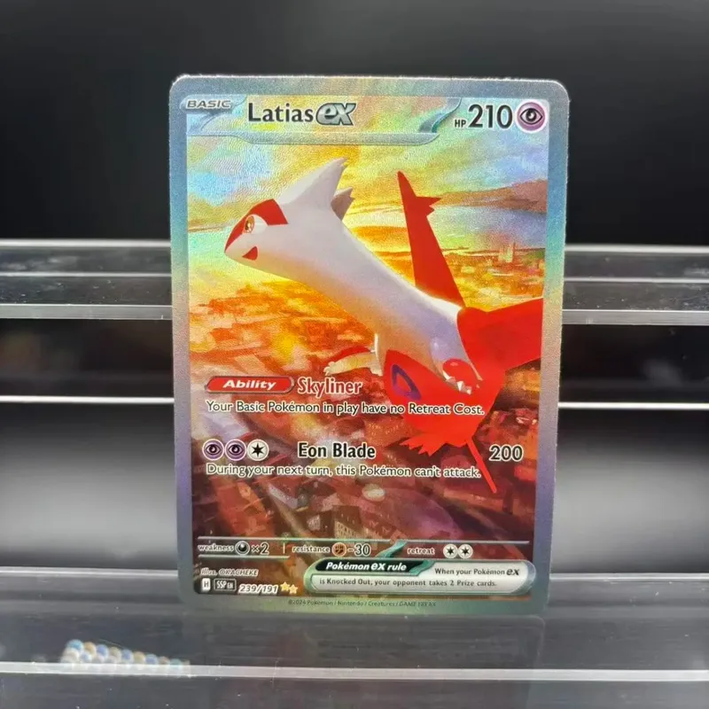 DIY Collection Cards Psyduck Salamence Crobat Mewtwo ex EN Self Made Single Card Classic Game Anime Card Gift Toy — image 15