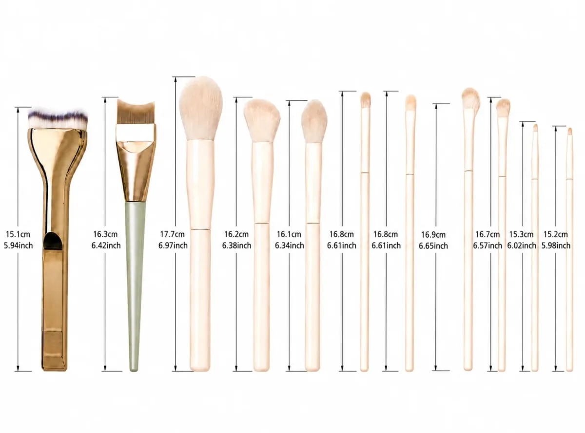 Professional 12PCS Makeup Brush Set with Foundation Brush Powder Brush Eyeshadow Brushes for Face & Eye Makeup — image 5