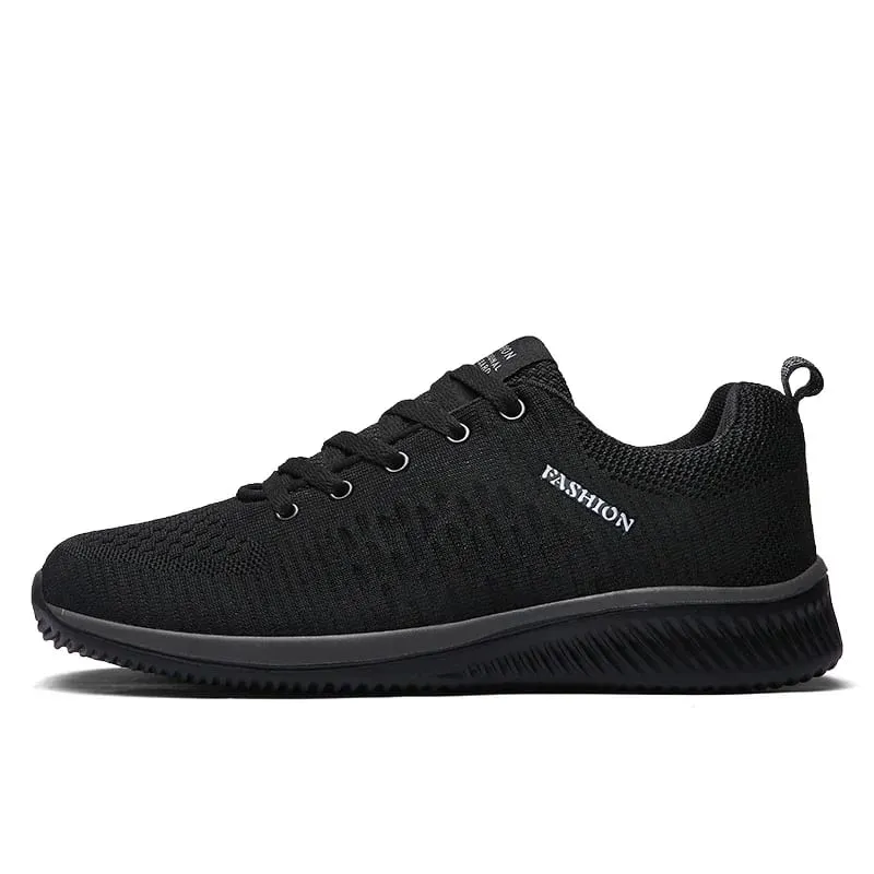 Light Men Sneakers Breathable Mesh Casual Shoes For Men Summer Sport Shoes For Running Plus Size 39-47 Walking Footwear — image 3