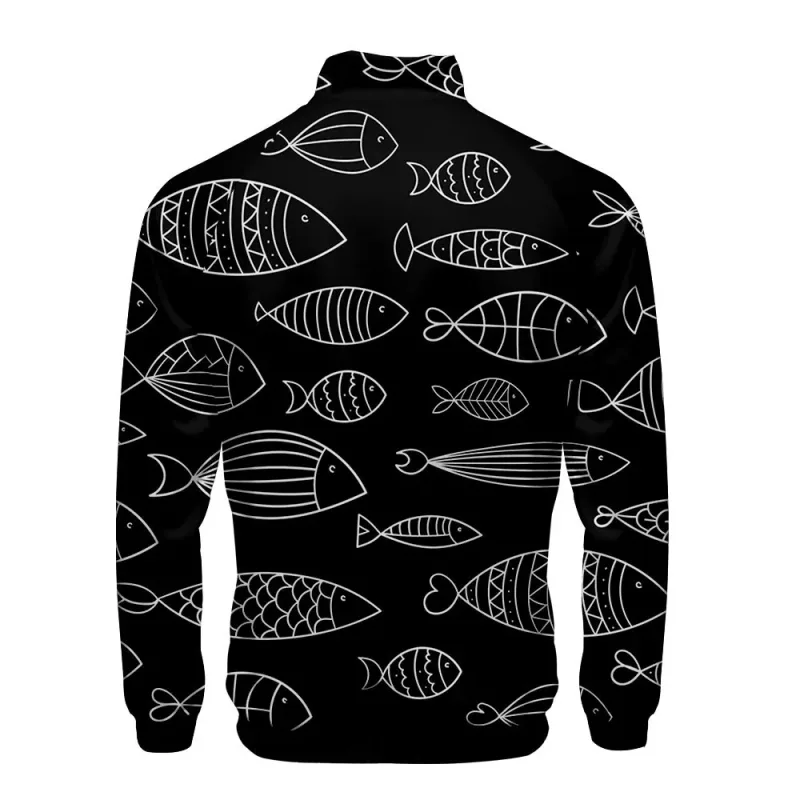 Popular Marine animals dolphin 3D Print Zipper Raglan Jacket Windbreaker Boys/Girls Comfortable Stand Collar Jackets Coats — image 16