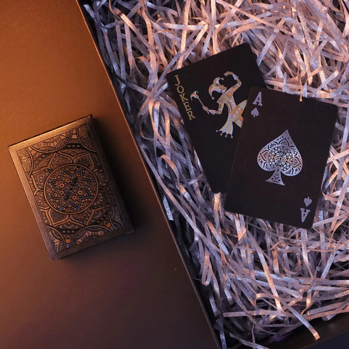 Black Gold Playing Card Game; Plastic Waterproof Poker Suit; Magic Package Board Game Gift Collection — image 3