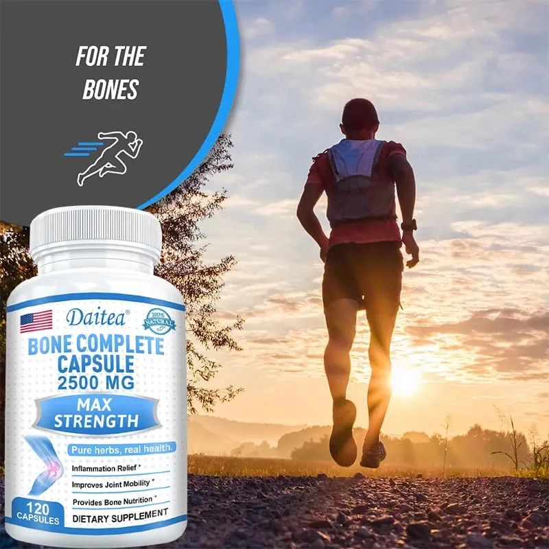 Collagen Bone Capsules Calcium Magnesium & Vitamins Supports Bone Density Calcium Absorption Cartilage & Joint Health — image 3