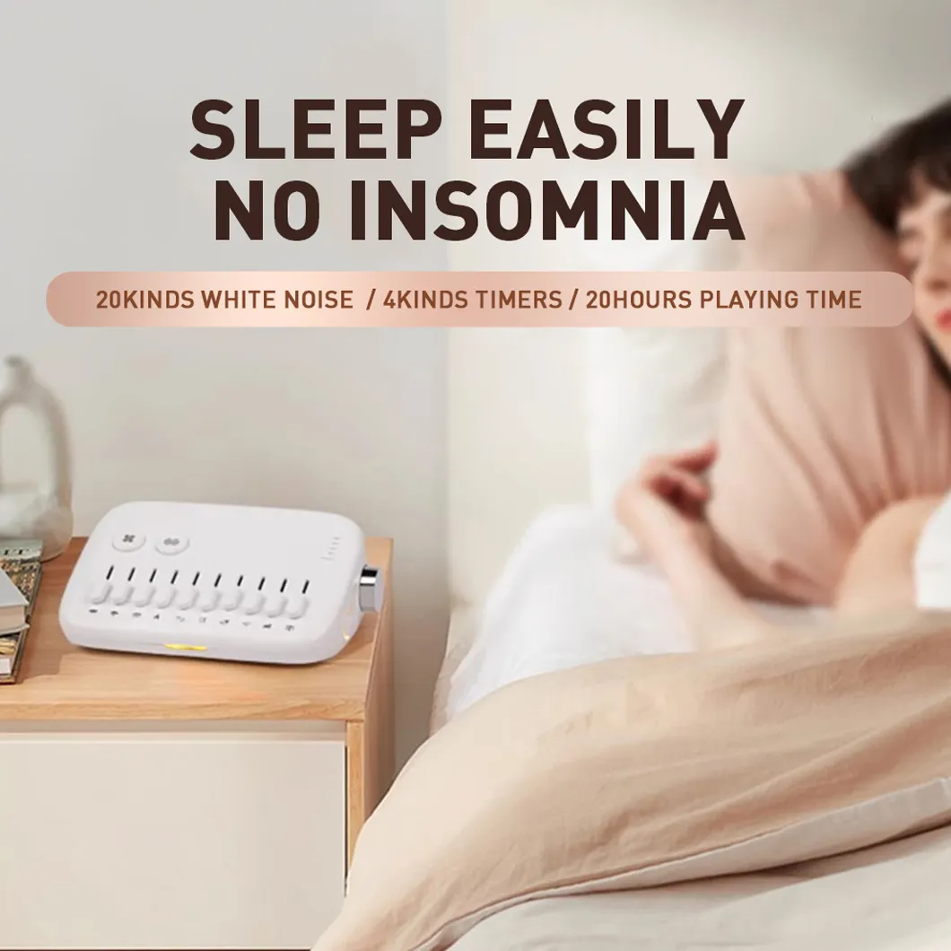 1pc Mini Sleep Sound Machine 10 Soothing Nature Sounds Portable Mini Sleep Sound Machine Noise Cancelling — image 2