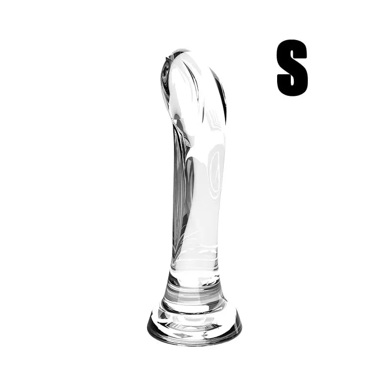 โค้งสมจริงDildoพร้อมถ้วยดูดที่แข็งแกร่งนุ่มยืดหยุ่นG-Spot Sex Toyสำหรับผู้หญิงผู้ชายสีดำสีม่วงใสเหมือนจริงDillo — image 9