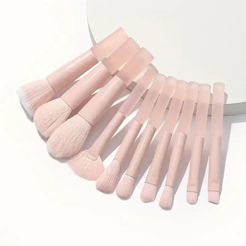 12 stk blå makeup børster Sæt Professional Foundation Powder Blending Blush Concealer Syntetisk Fiber Børste — image 8