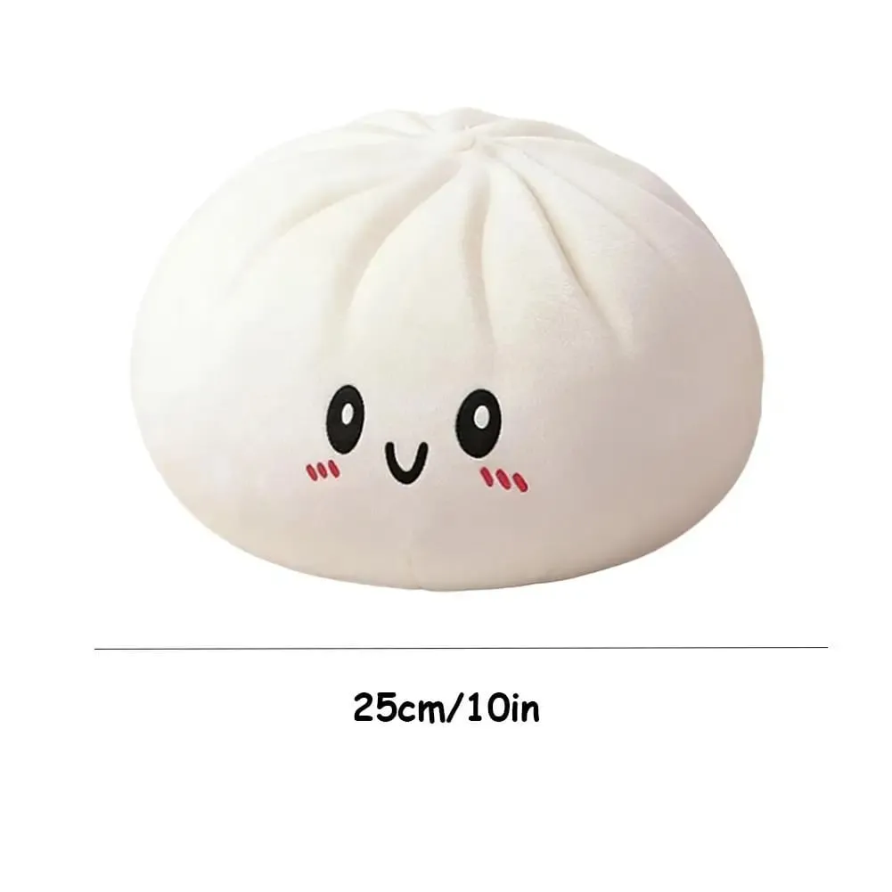 Large Simulation Bun Pillow Stress Relief Ball Fidget Sensory Toy Food Squishy Bun Squeeze Dough Ball Fun Gifts Anti-Anxiety