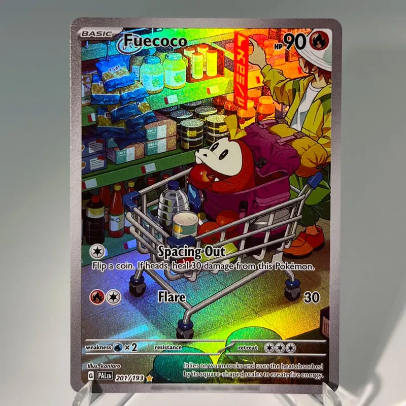 Paldea Evolved PKM Cards PTCG4-C GX Rainbow Magikarp Raichu Tyranitar Iono Rare Collection Battle Toys Gifts for Hobbies — image 12