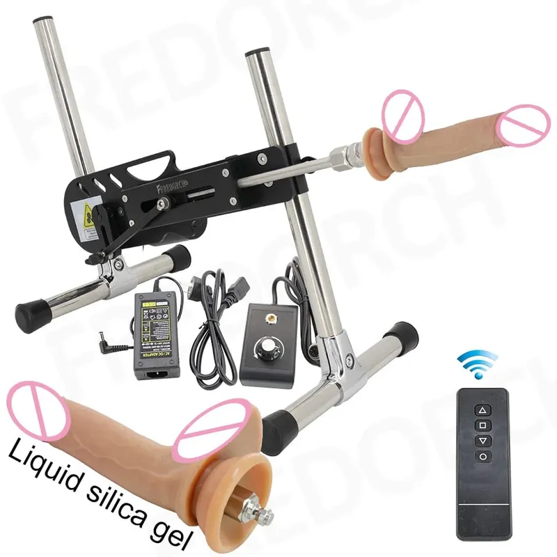 70W Sex Machine With Dildo Attachments Vibrator Sex Toys for Couples Adult Men Women Vagina Female Masturbation Sextoy