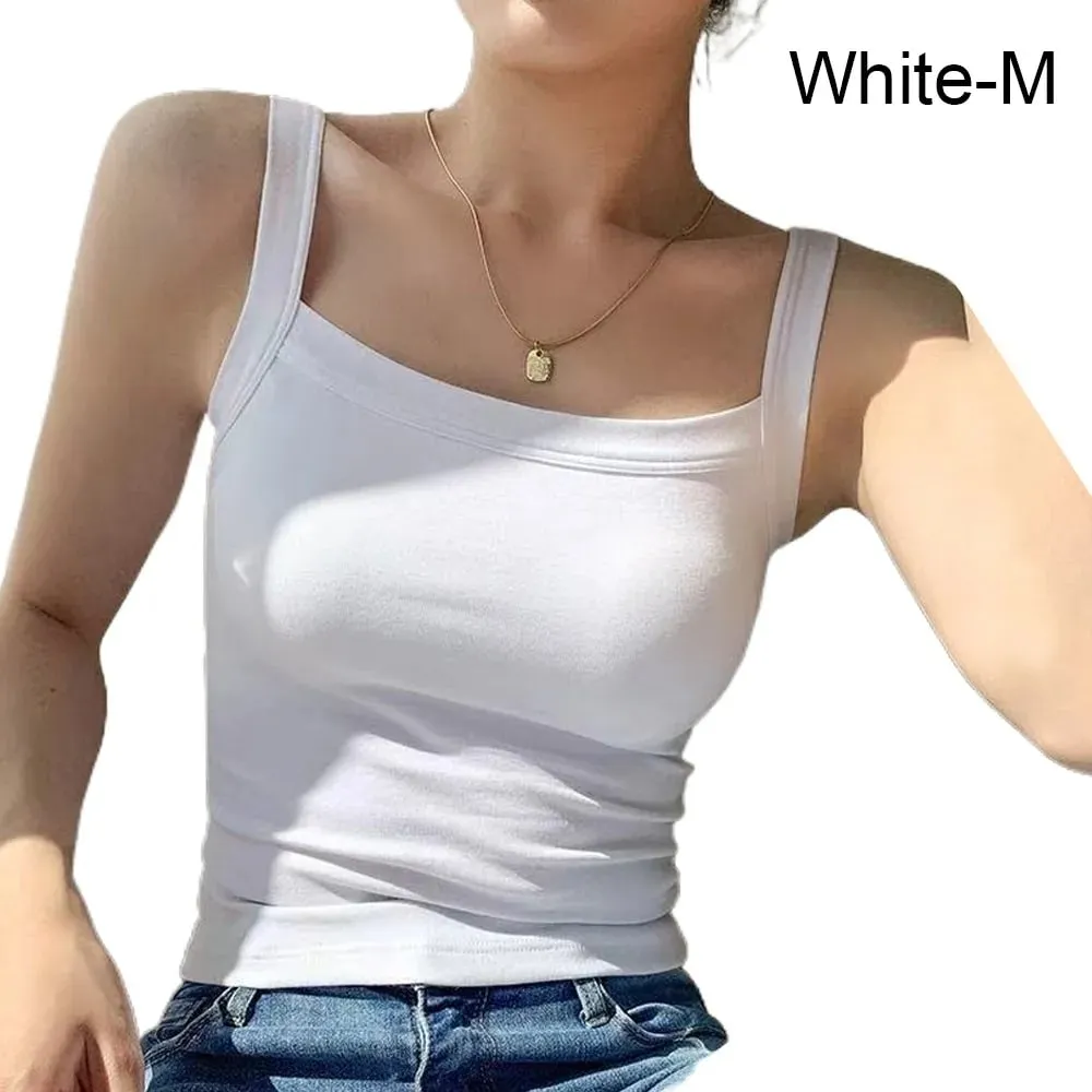 Casual Sleeveless Summer Tank Tops Slim Underwear Cami Top Shirt Camisoles Vest Corset Sports Activities — image 11