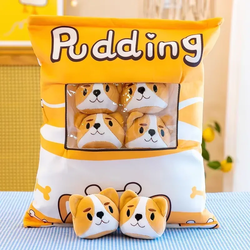 Cute Cartoon Snack Bag Plush Pillow Stuffed Doll Throw Cushion Trendy Internet Famous Snack Bag Plush Toy Soft Office Home De — image 16