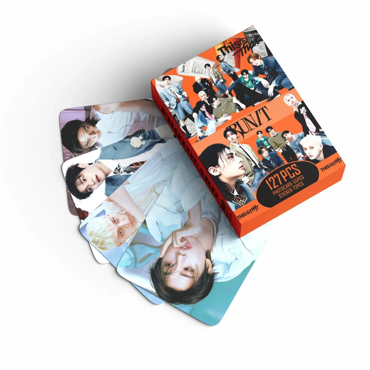 127 Korean Boy Group THIS&THAT Mini Cards Stickers Celebrity Photo Cards LOMO Cards Fan Collection Cards Gift — image 5