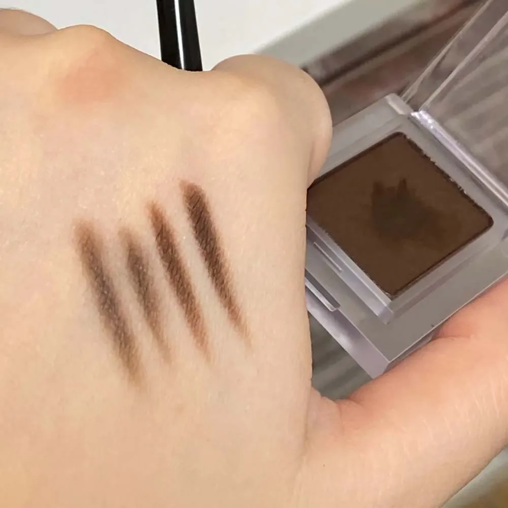 Dark Red Brown Monochrome Eyeshadow Cream Mashed Potato Natural Smudge-Resistant Non-Drying Matte Eye Shadow Waterproof Eyeliner — image 5