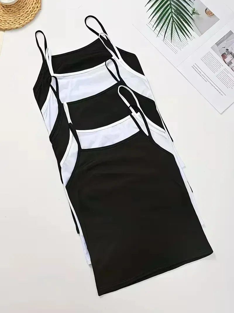 Red Cherry Graphic Tank Top Women Summer Camisole Spaghetti Strap Sleeveless Vest Casual Holiday Beach Tops Cool Girl Streetwear