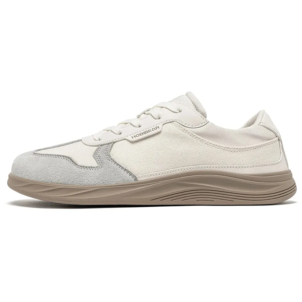 Erkek Kadın Geniş Toe Box Ayakkabı | Minimalist Suni Deri Kanvas Spor Ayakkabı Hafif Günlük Bağcıklı Yürüyüş Ayakkabısı — image 12