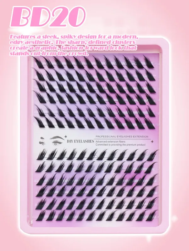 6 sizes of clustered eyelashes multiple combinations and styles to easily create exquisite eye makeup a must-have for beauty — image 11