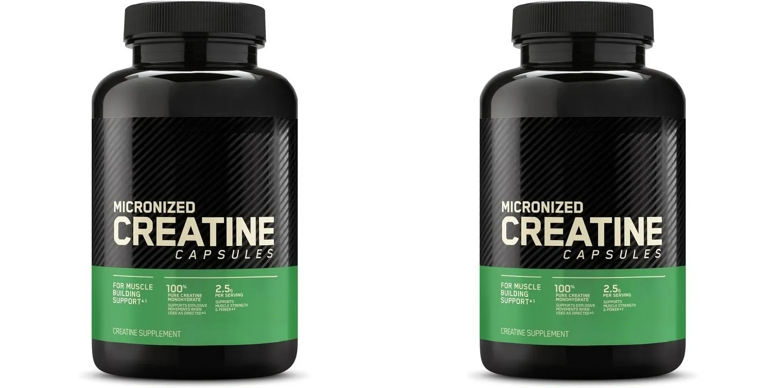 Creatine 2.5g Capsules for Adults - Supports Lean Muscle Fitness & Recovery Non-GMO Gluten-Free Vegan-Friendly 60 Capsules — image 8