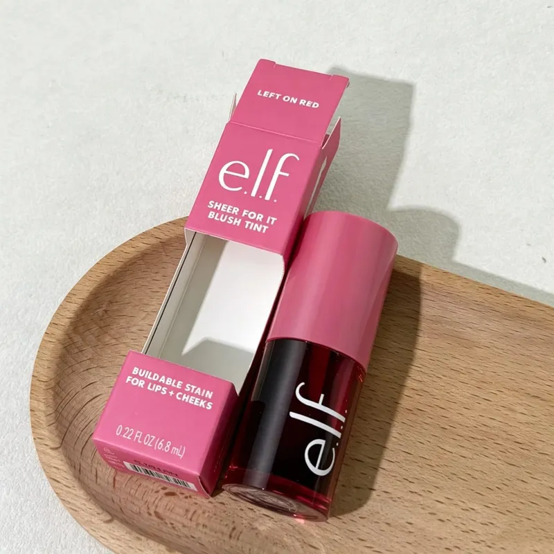 ELF Lip Gloss Natural Shine&Blush Liquid Waterproof and Sweat-Resistant Easy to Smudge Lightweight and Long-Lasting Makeup — image 6