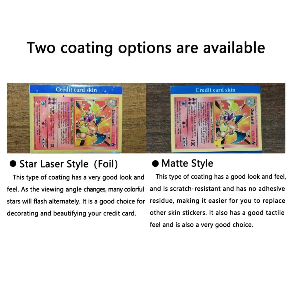 Credit Card Skin Stickers for VISA JCB MasterCard Bank Debit Card and Other IC Magnetic Card Anime Decorate Anti-degaussing — image 3