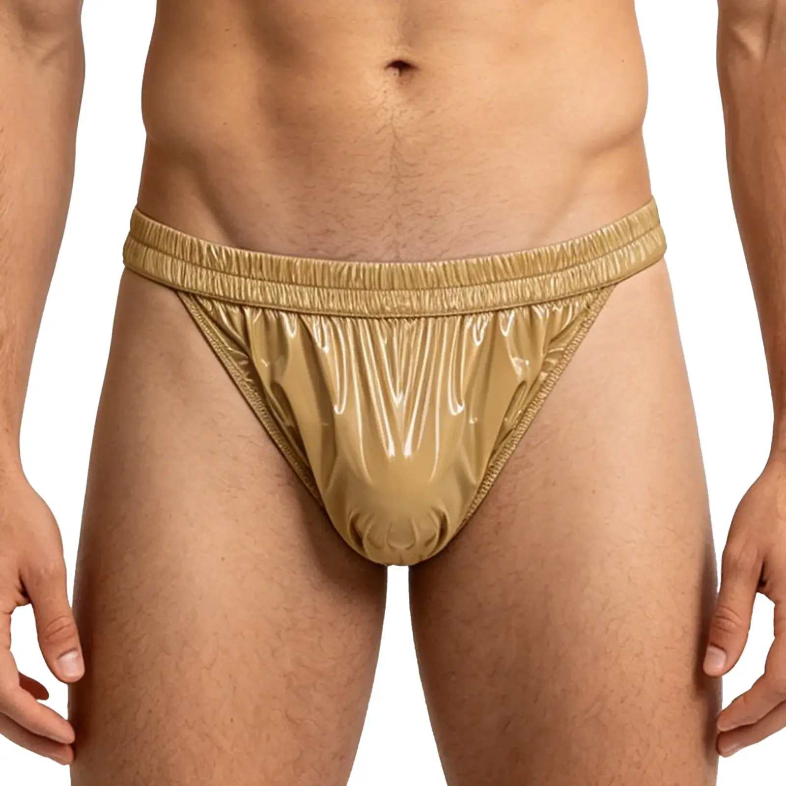 Mens Waterproof Swim Briefs Elastic Waistband Bikini Briefs Swim Bottoms Swimming Surfing Sunbathing Swimwear Bathing Suit — image 19