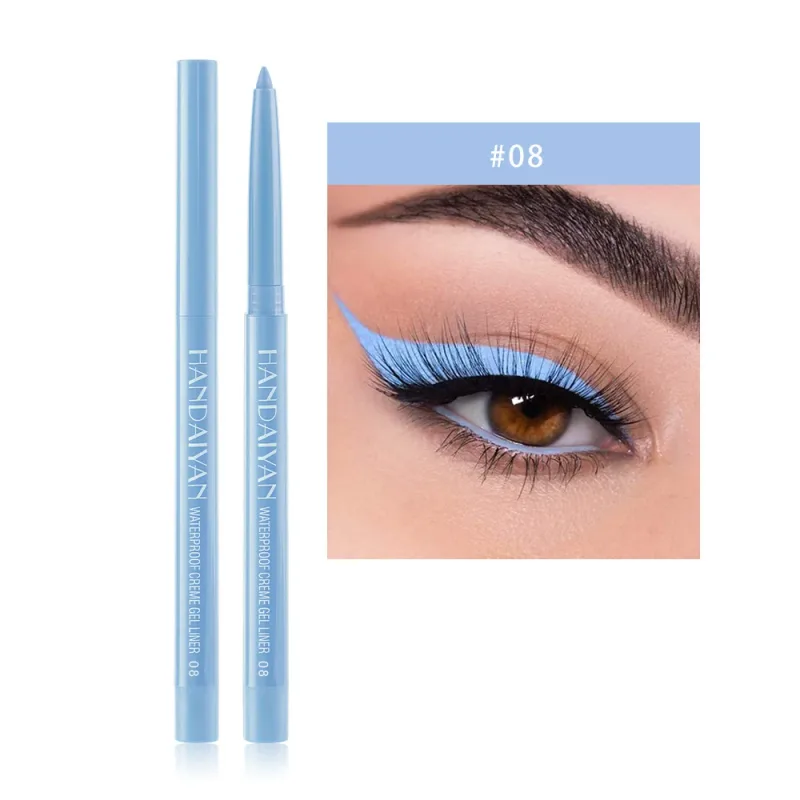 1PC White Matte Eyeliner Gel Pen Long Lasting Waterproof Eye Liner Pencil Mabilis na pagkatuyo Hindi-smudge Eye Makeup para sa mga Babaeng Cosmetics — image 8