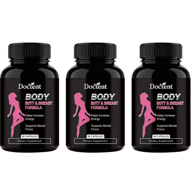 Docteat Body Butt & Breast Formula Capsules Helps Increase Energy and Supports Mental Focus with Creatine and Whey 60 Capsules — image 9