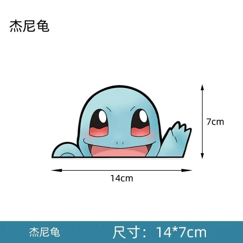 20styles Pokemon Car Stickers Anime Figure Pikachu Gengar Eevee Charmander Cute Cartoon Doll Creative Sticker Birthday Gifts — image 7