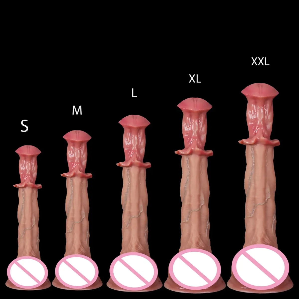 Huge Realistic Long Horse Dildo Penis Big Large Animal Penis Soft Dick Sutcion Cup Anal Dildos Adult Sex Toy for Women Men Gay — image 3