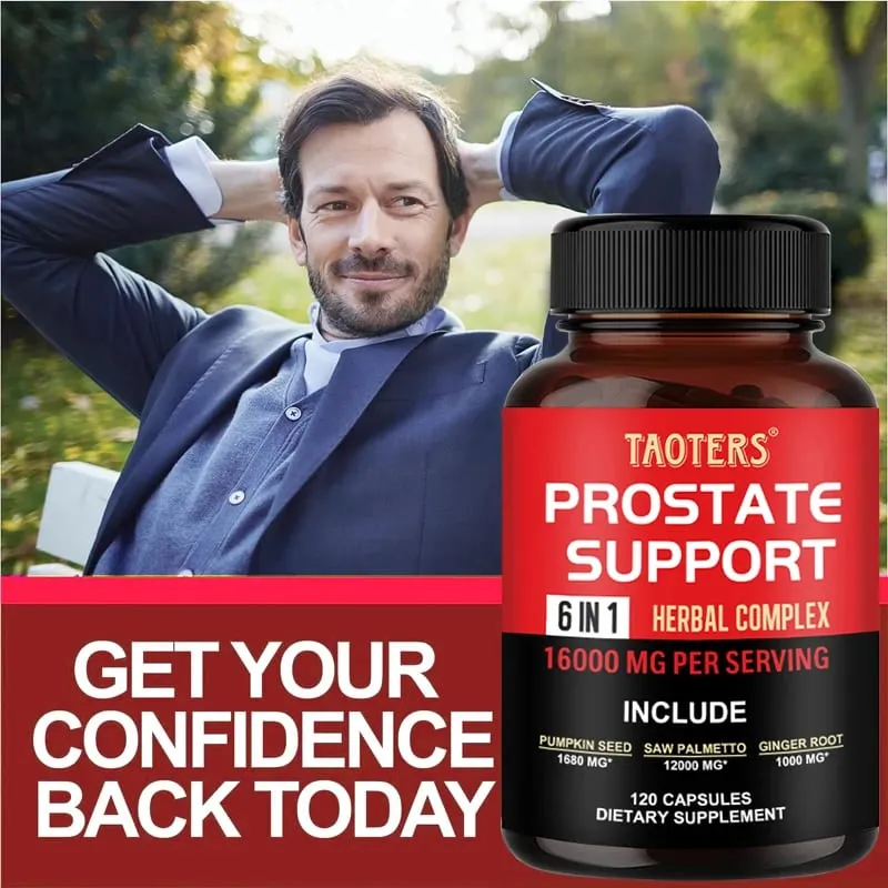Natural Saw Palmetto - Prostate Health Support Supplement Improves Toilet Frequency and Urgency Promotes Healthy Hair Growth — image 6