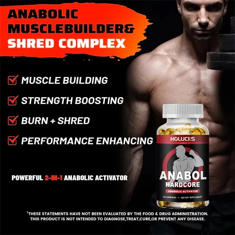 Premium Anabol Muscle Capsules Support Muscle Function Stamina Strength & Steady Body Condition for Regular Athletes — image 4