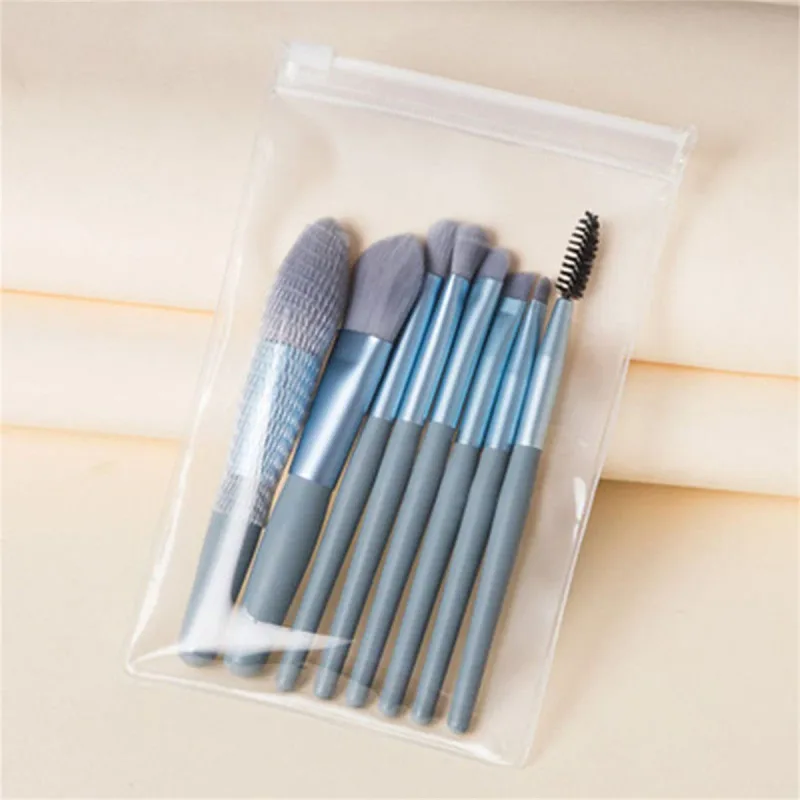 8Pcs Soft Fluffy Makeup Brushes Set for Cosmetics Foundation Blush Powder Eyeshadow Kabuki Blending Makeup Brush Beauty Tool — image 7