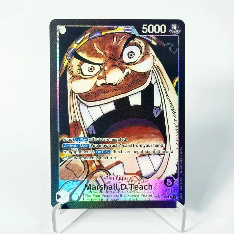 OP09 One Piece Emperors in the New World Curated Deck Luffy Shanks Roger Buggy Zoro Dragon Foil Textured Proxy Cards English — image 14