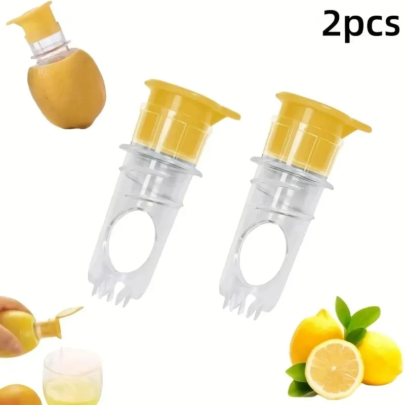 1/2pcs Lemon Mini Squeezer Portable Lemon Juicer With Lid Squeeze Lime for Cocktails Easy Juice Extractor Freshness Preserving — image 12