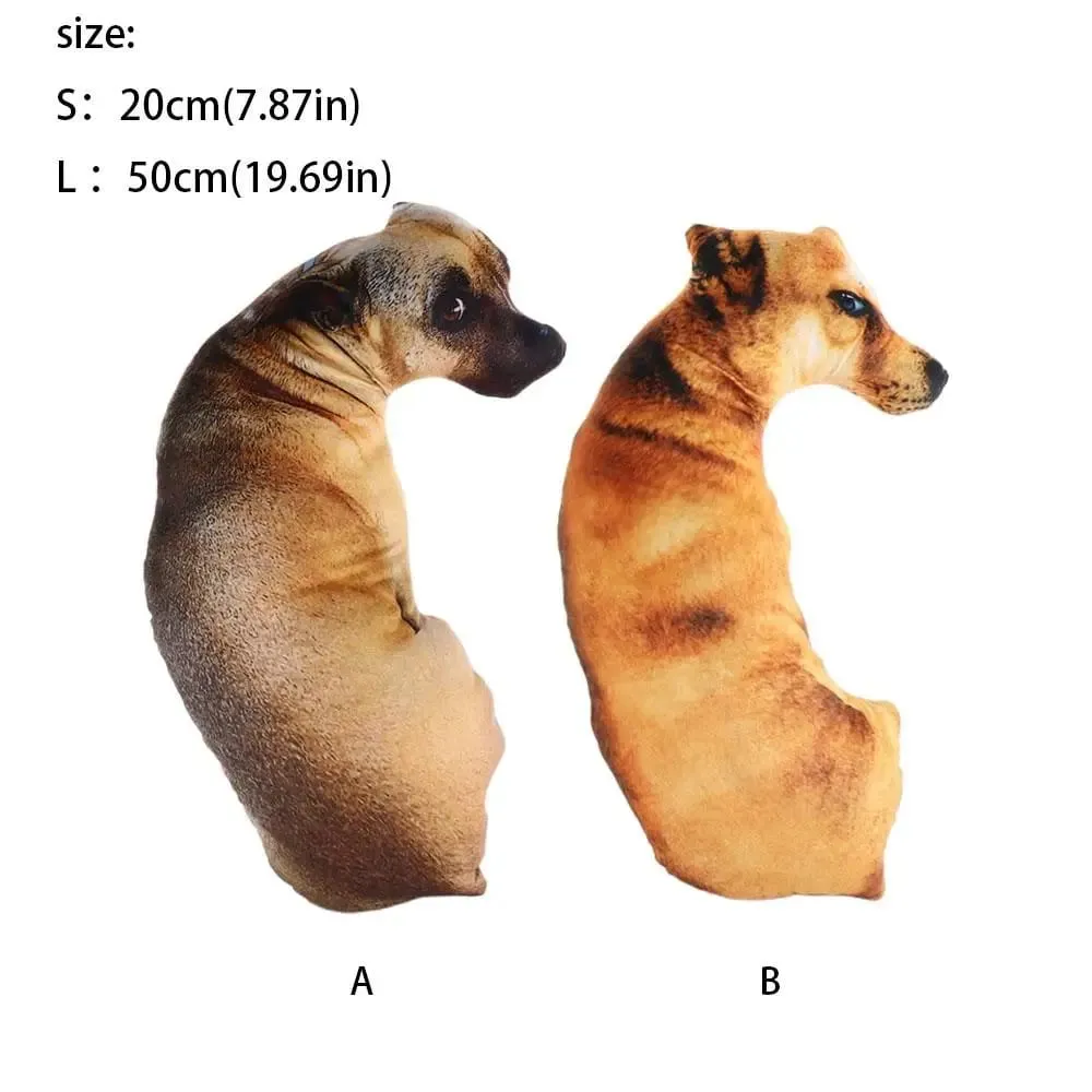 3D Lifelike Animal Throw Pillow Soft Dog Pillow Creative Cushion Office — image 8