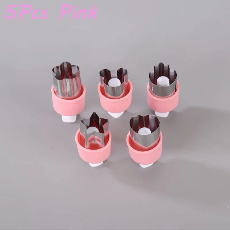3/5/8Pcs Pressed Fruit Printing Cutting Flower Vegetable Kitchen Embossing Biscuit Cookie Cutting Mold For Kids Lunch Bento Box — image 8