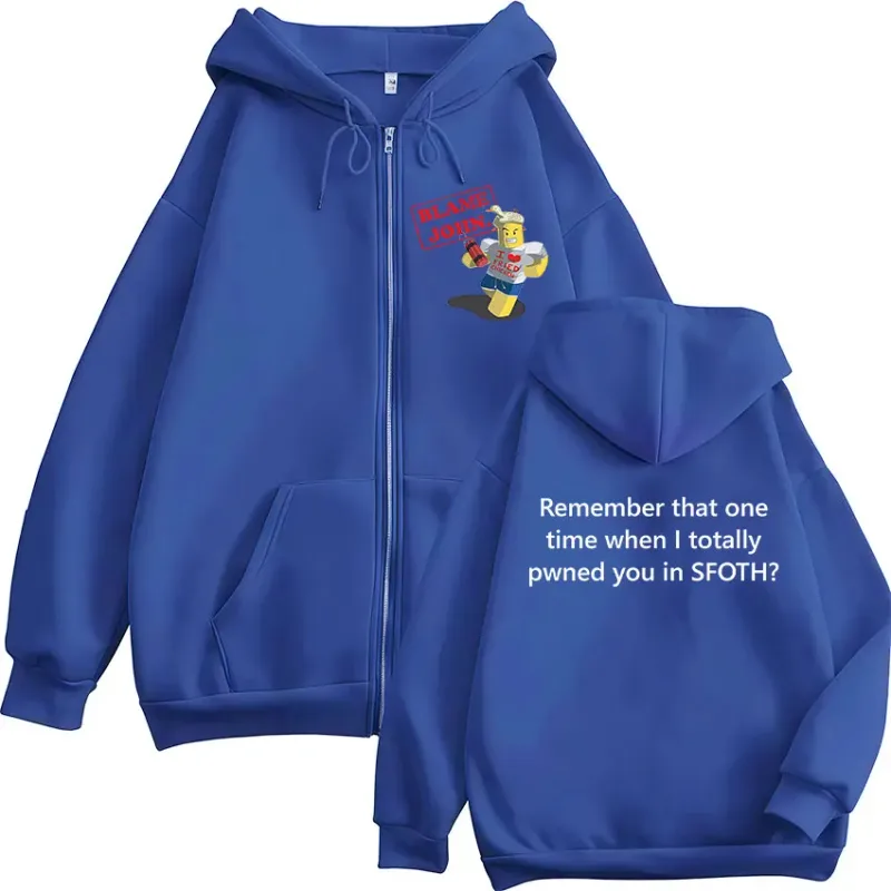 Funny Blame John Meme Zipper Hoodie Shedletsky Forsaken Fashion Autumn/Winter Sweatshirt Men Women Casual Oversized Coats Hoody — image 16