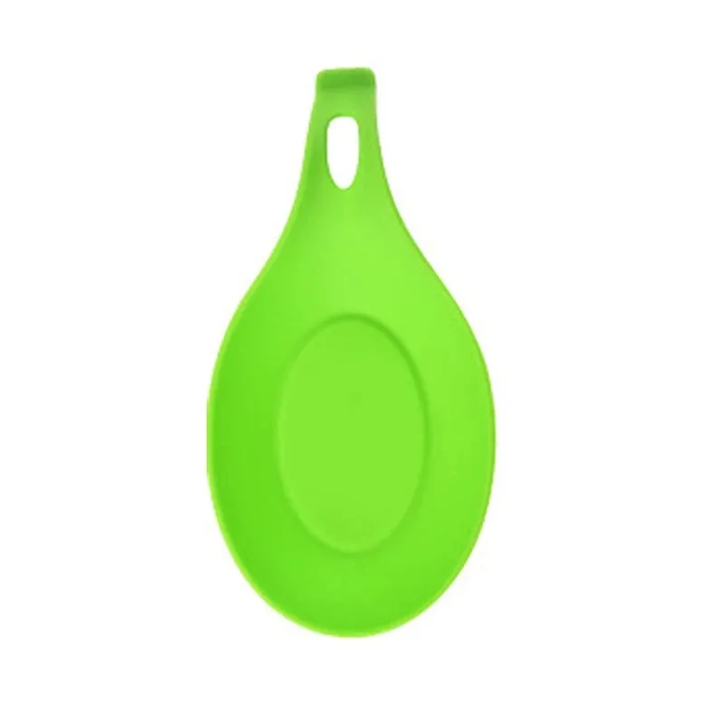 Silicone Spoon Rest Spatula Holder Heat Resistant Utensil Placemat Tray Kitchen Tools