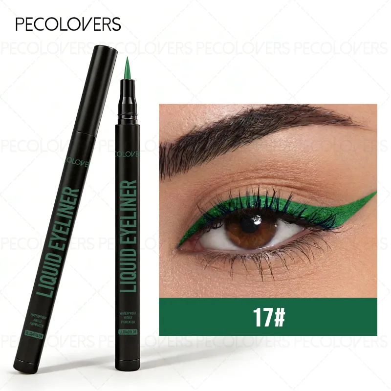 1 Pc Smooth Glide Liquid Eyeliner Pen - Waterproof Long-lasting Ultra-Fine Tip Water Eye Liner Pen Precision Slide Smudge-Proof — image 9