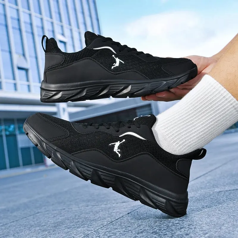Men Sports Shoes Fashion Lace Up Daily Wear Anti Slip Running Shoes Rebound Cushioning Street Casual Sneakers for Men — image 6
