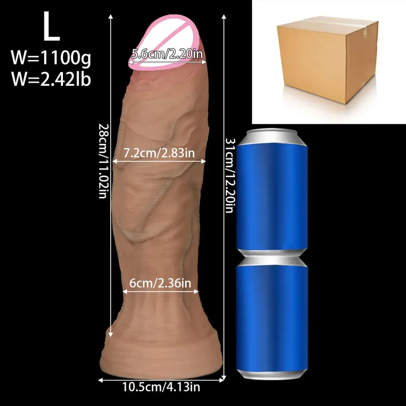Realistic Anal Dildo Huge Long Butt Plug Training Stretcher Anal Dilator Prostate Massager Adult Anal Sex Toys For Women Men Gay — image 10