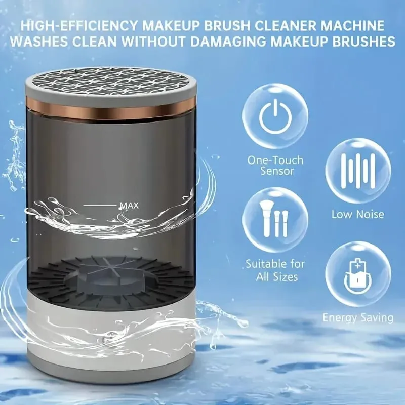 USB Powered Makeup Brush Cleaner And Dryer Odorless Battery Free Plug And Play Essential Beauty Tool For Cosmetic Brushes — image 3