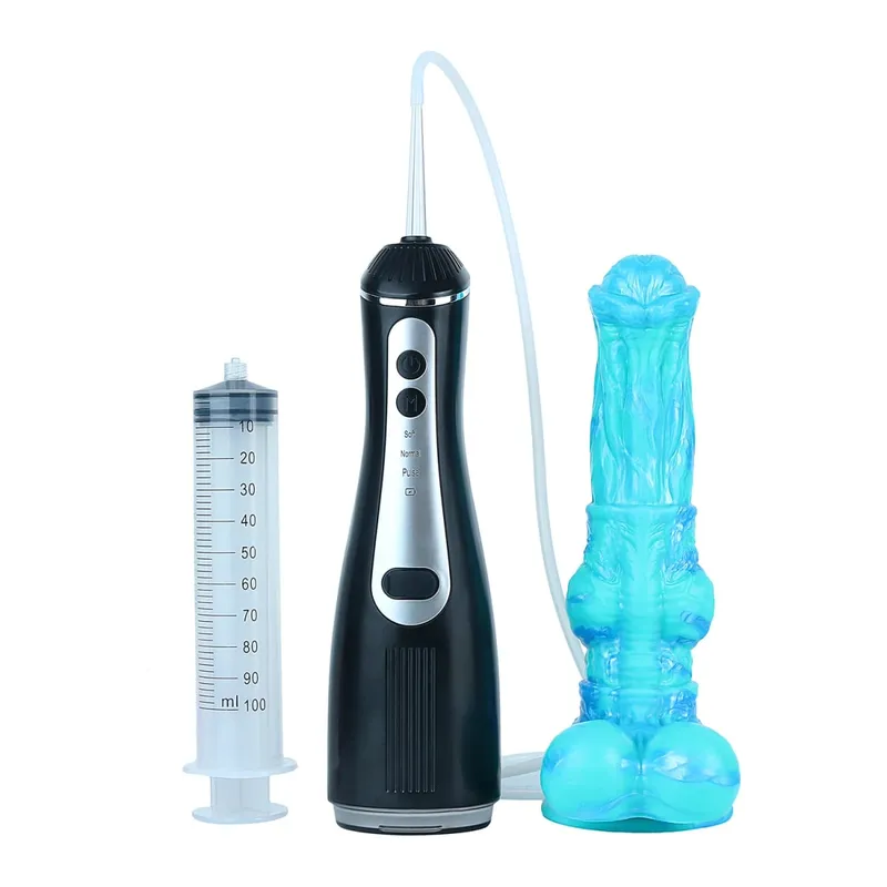 矽膠電動噴射幻想假陽具帶吸盤前列腺按摩器射精陰莖性玩具女式男式