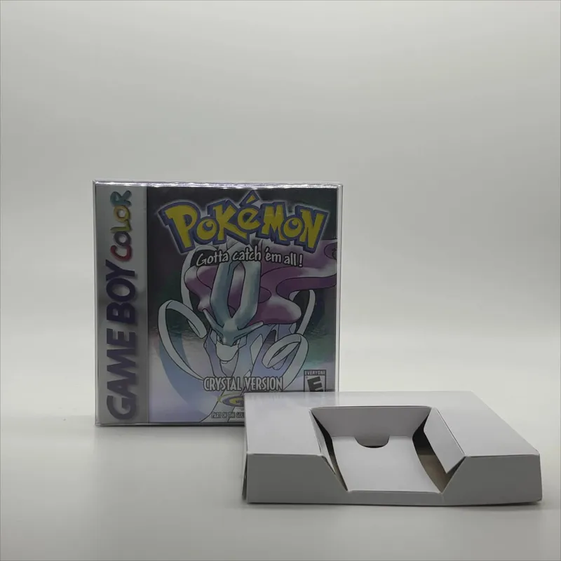 Pokemon Series Blue/Crystal/Gold/Green/Red/Silver/Yellow GBC Game in Box with Manuals for Video Game Cartridge USA Version — image 11