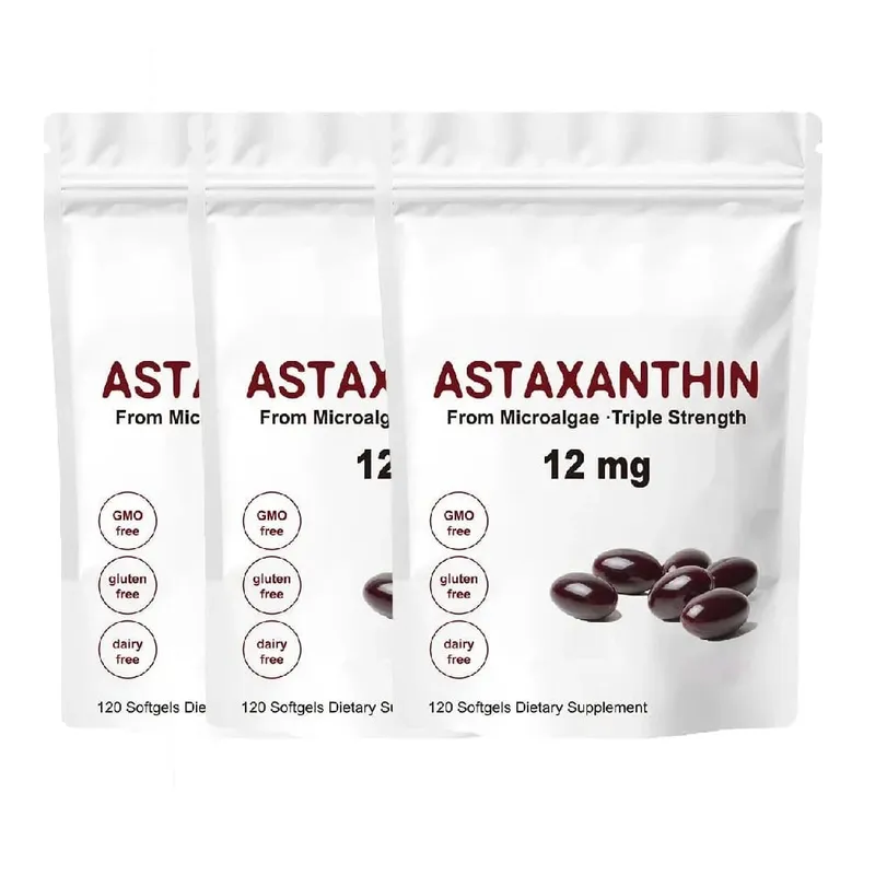 Astaxanthin 12mg Premium Astaxanthin Antioxidant Supplements | Supports Eye Joint Internal Circulation Skin Health | Tanning — image 9