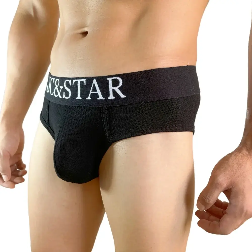 Calzoncillos atléticos de corte alto para hombre, ropa interior Sexy, calzoncillos de algodón acanalado, confort deportivo, Bikini para hombre, calzoncillos Tanga — image 6